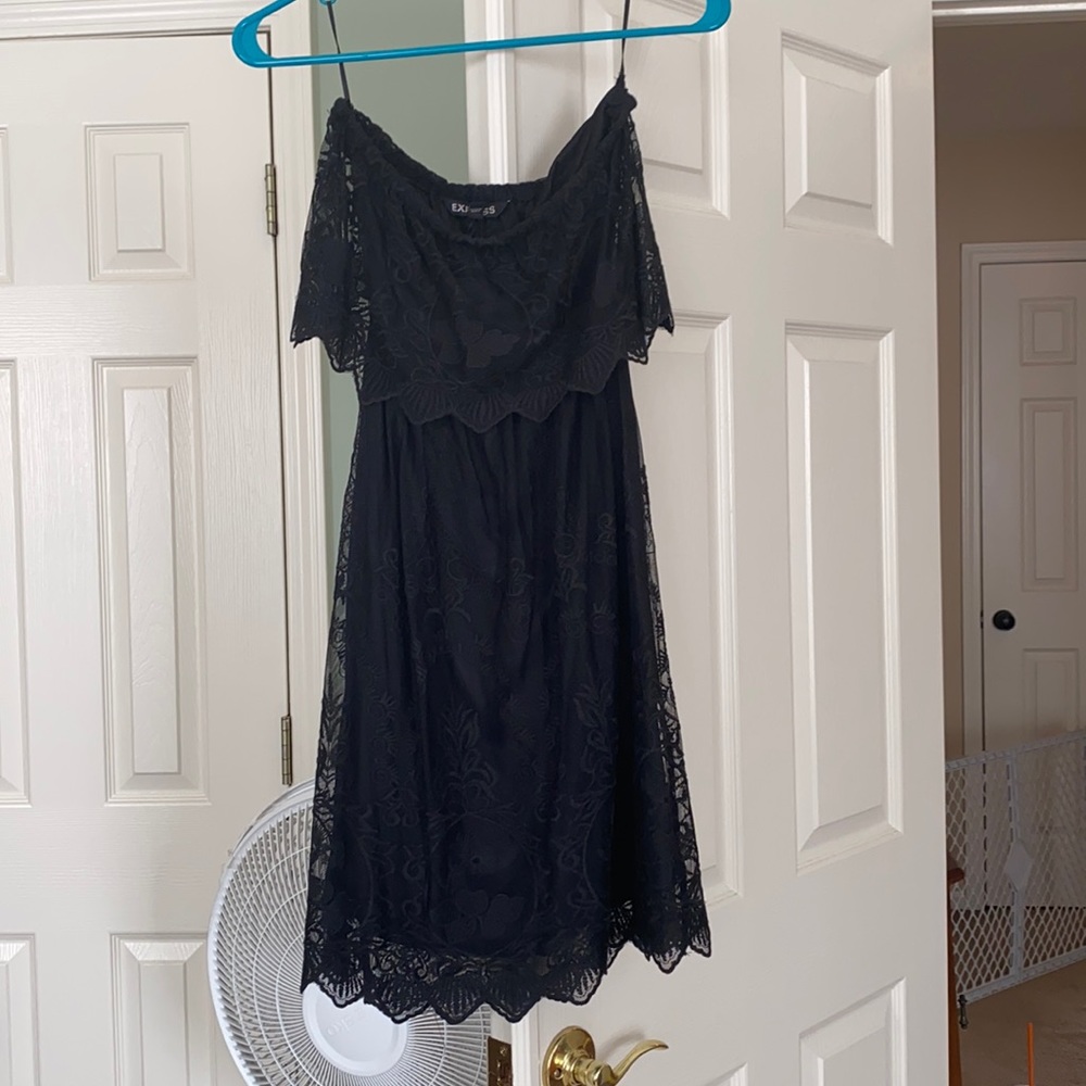 New black lace dress
